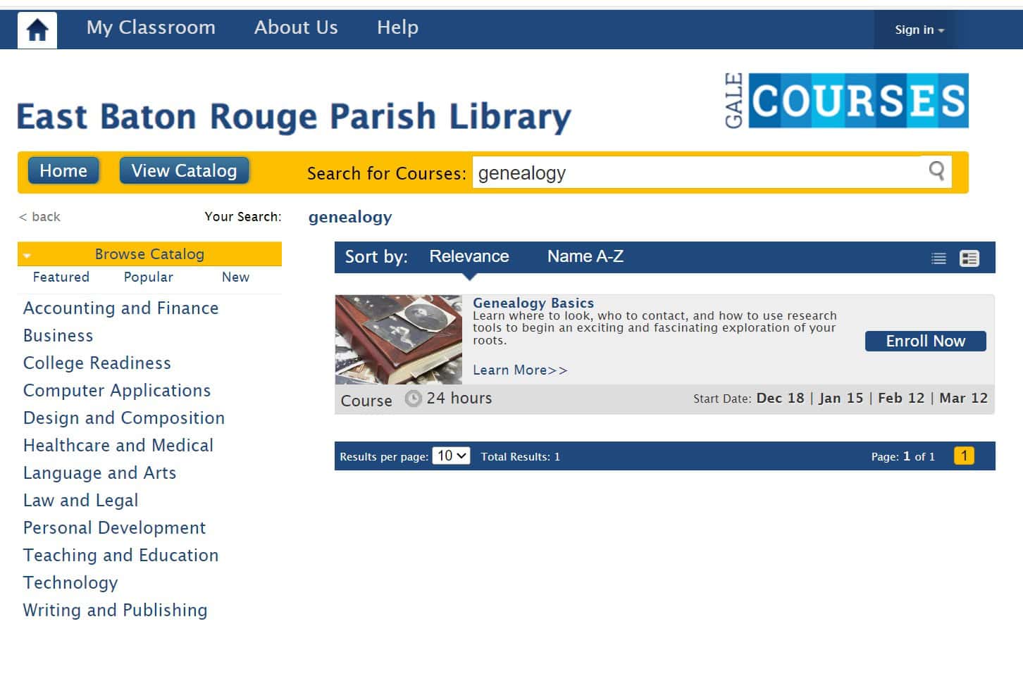 East Baton Rouge Parish Library| image: Gonlineclasses